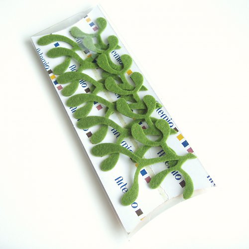Filcové ozdoby - MISTLETOE — foto 1