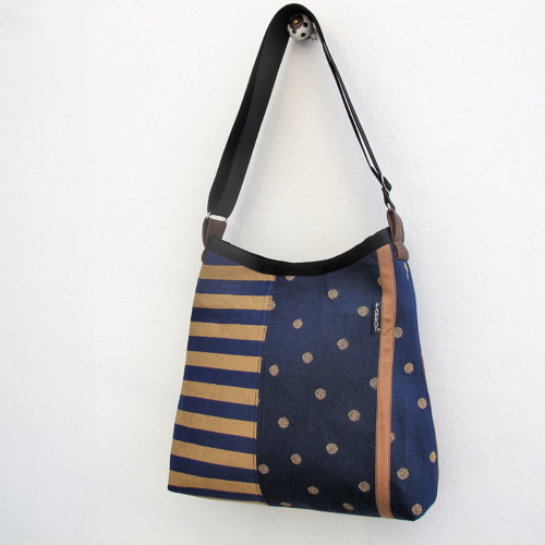 Polka Dot@ Sriped Bag *** Blue *** Parrot® — foto 1