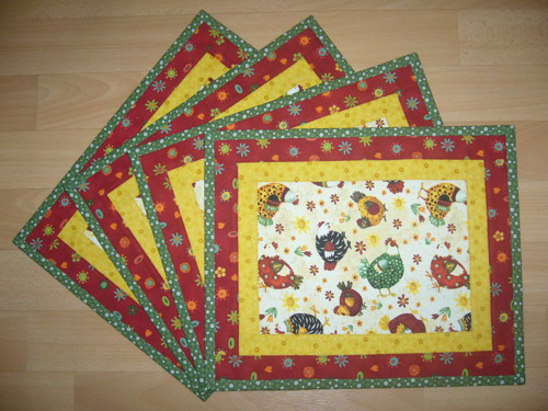 Prostírání -slepičky — foto 1