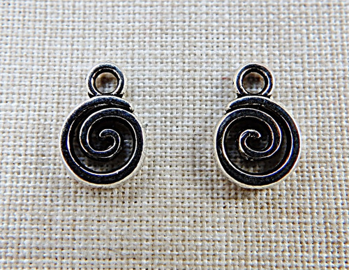Přívěšek spirála malý 11x8mm 2kusy