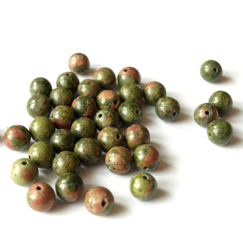 Unakit kuličky 6 mm (cena 4 ks)