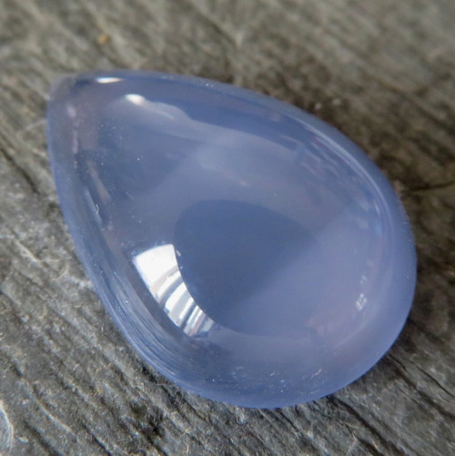 Extra modrý chalcedon Namibie, kabošon N1 — foto 1