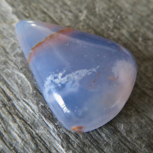 Extra modrý chalcedon Namibie, kabošon N5 — foto 1