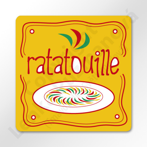 Ratatouille - samolepka na kořenku