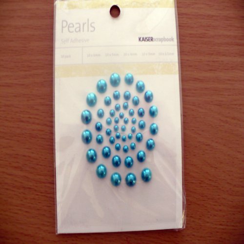 Pearls samolepící Teal — foto 1