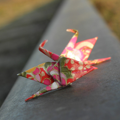 Vzhůru do oblak - přímo do ucha, origami náušnice — foto 1