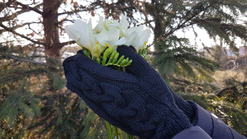 "Vůně jara" palčáky (Merino wool) — foto 1