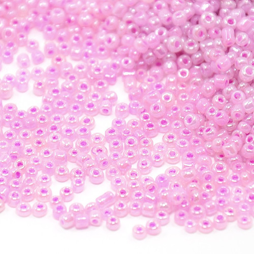 Rokajl růžovofialový s perletí 2mm 12/0