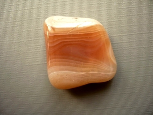 Troml. kámen – apricot achát 26 mm, č.21