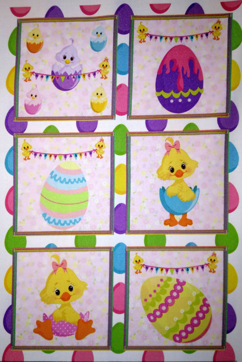 Bavlněný panel 34 x 49 cm - KOLEKCE VELIKONOCE3