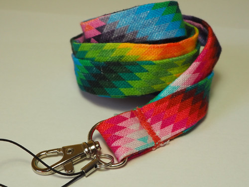 Klíčenka na krk - multicolor — foto 1