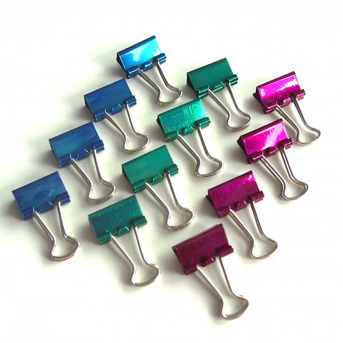 Klipsy - BRIGHT COLOURS 12 ks — foto 1