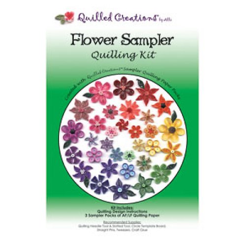 *** SLEVA!!! Quilling Kit - FLOWER SAMPLER — foto 1