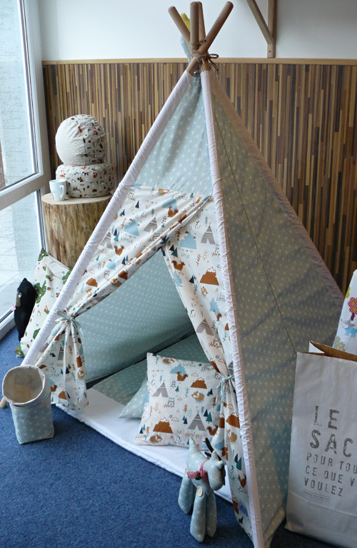 Dětské teepee ledové zvířátkové — foto 1