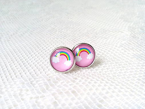 Rainbow earrings