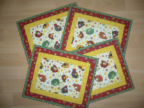 Prostírání - slepičky — foto 1