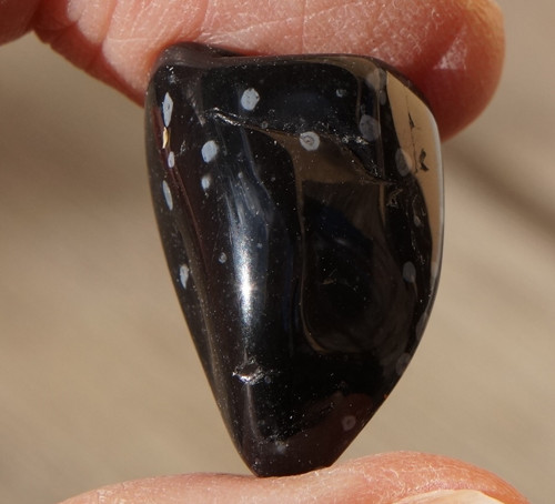 Obsidián sněžný (23 mm) J450 — foto 1