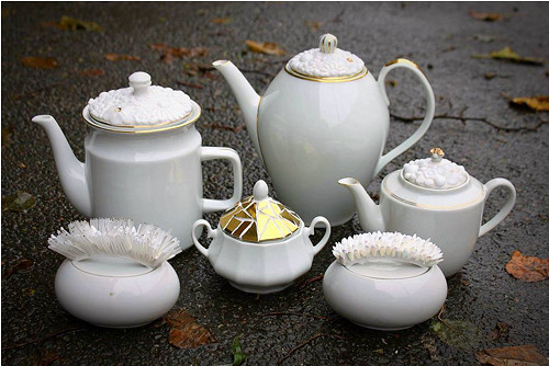 Dekorování porcelánu mozaikou