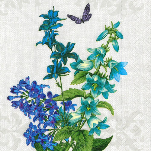 Ubrousek na decoupage Blue summer, 1ks — foto 1