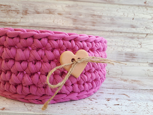 Hobby košík magenta - na přání