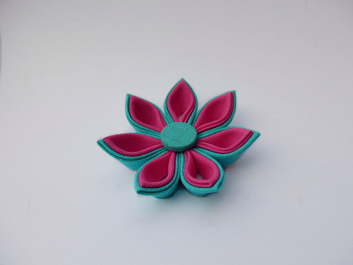 Kanzashi brož — foto 1