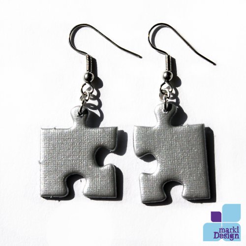 Puzzle naušničky — foto 1