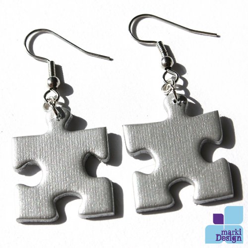 Puzzle naušničky — foto 1