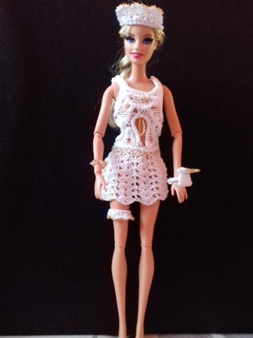 Šatičky proBarbie č. 3 Barbie v bílém — foto 1