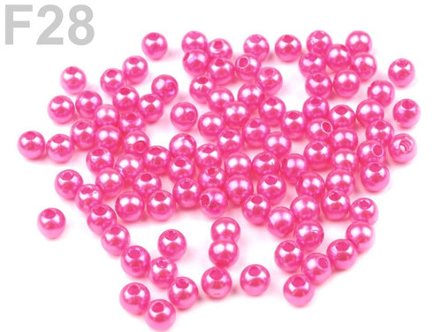 Korálky plast 5mm-10g