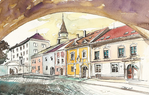 Rodný dům, obraz na objednávku dle Vašeho fota A4