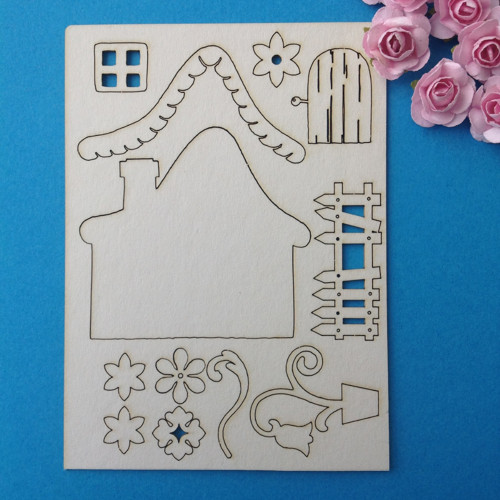 Dekorace ,chipboard ,sada (CHB 12)