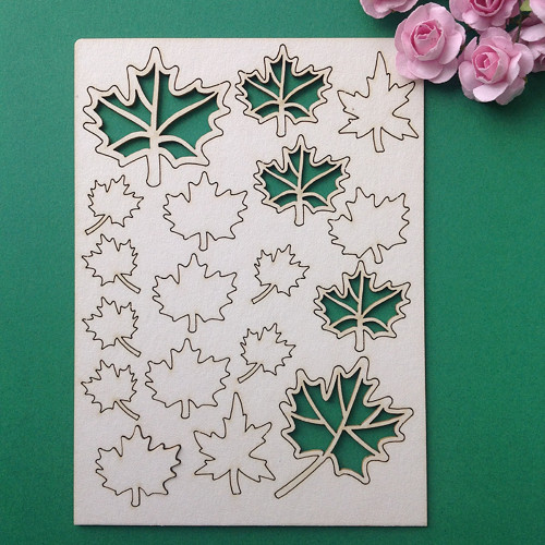 Dekorace ,chipboard 18 ks (CHF 1)