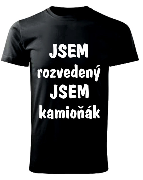 Tričko se sloganem KAMIOŇÁK II.