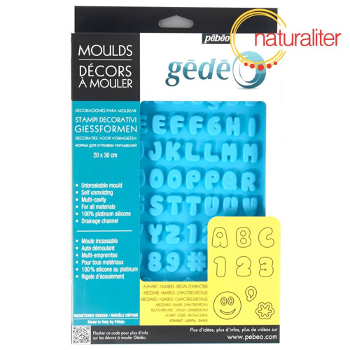 Silikonová forma Gédéo 20x30cm - Abeceda — foto 1
