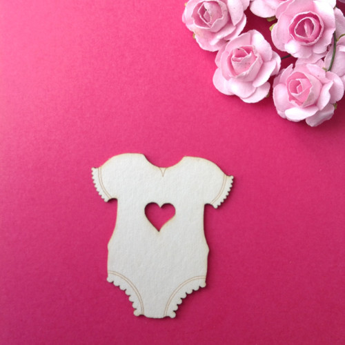 Dekorace ,chipboard 1 ks, 4 ,5 x 4 cm (CHD 12)