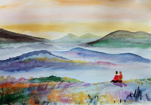 Obraz Společná chvíle, 30x42 cm — foto 1