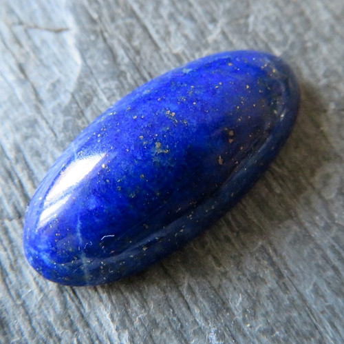 Lapis lazuli Extra, přírodní, kabošon č.05 — foto 1