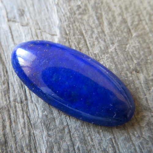 Lapis lazuli Extra, přírodní, kabošon č.07 — foto 1