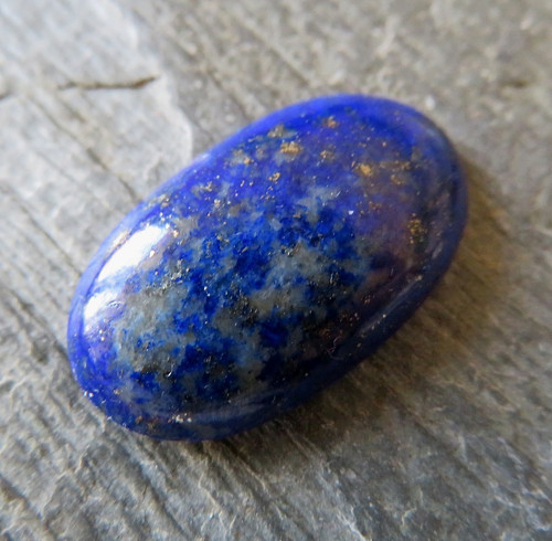 Lapis lazuli Extra, přírodní, kabošon č.016 — foto 1