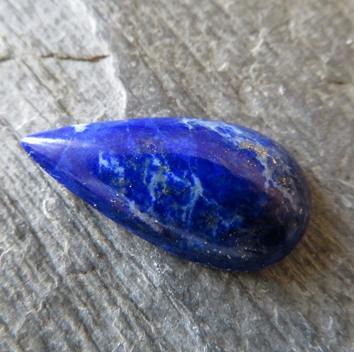 Lapis lazuli Extra, přírodní, kabošon č.017 — foto 1