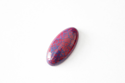 Achát - kabošon - 15x30 mm — foto 1