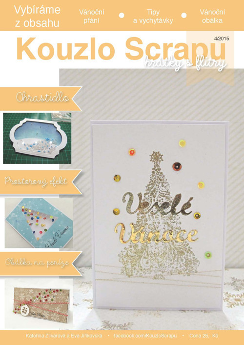 Časopis KOUZLO SCRAPU speciál - Hrátky s flitry