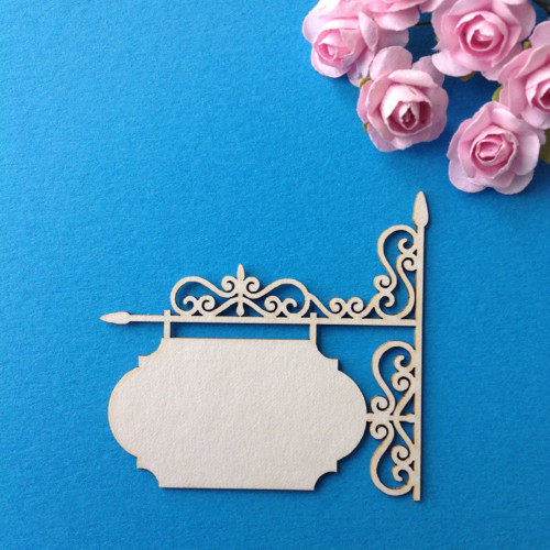 Dekorace ,chipboard 1 ks (CHB 5) — foto 1