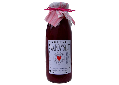 Malinový sirup 500 ml — foto 1