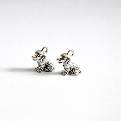 VÝPRODEJ - Pejsek 16,5x14 mm - 3D (2 ks)