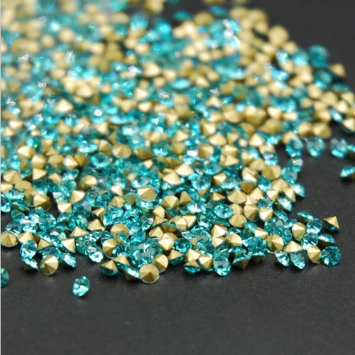Šaton ss6 (1,9-2 mm) - 50 ks - Aquamarine