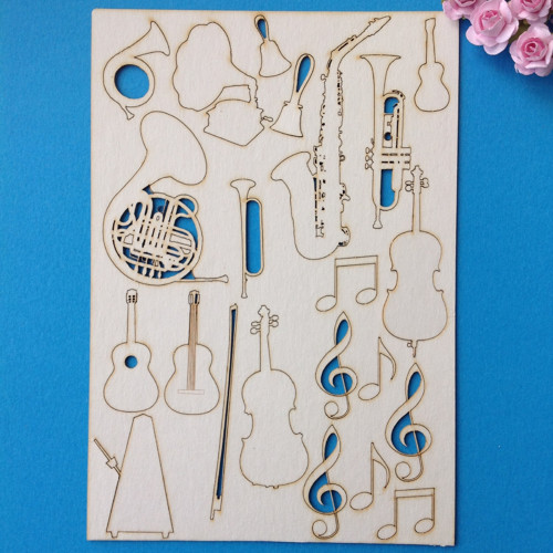 Dekorace ,chipboard 22 ks (CHH 23)