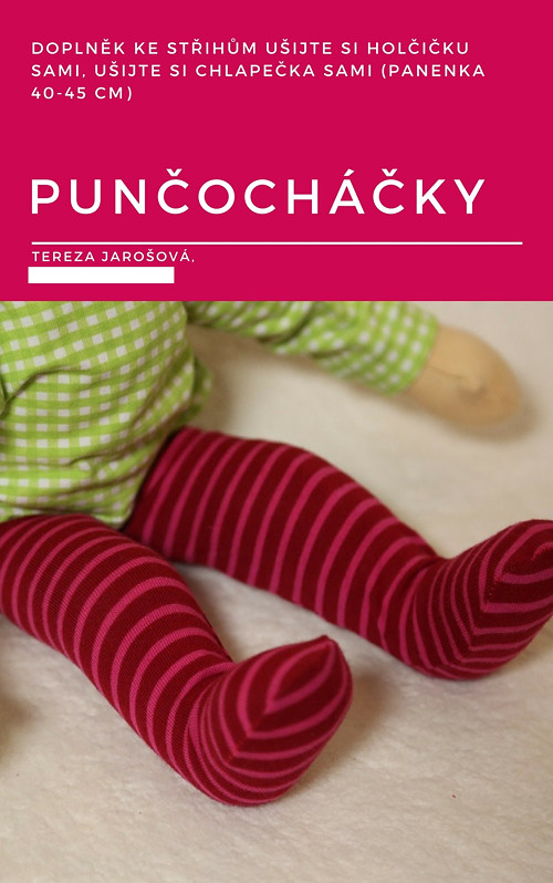 Punčocháčky na panenku - střih pdf