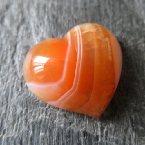 Přírodní Karneol Botswana - Srdíčko B1 — foto 1