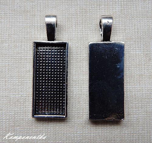 Lůžko obdélník 10x25mm 1kus